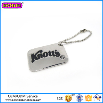 Wholesale Fashion Logo Engraved Keychain Metal Alloy Keychain